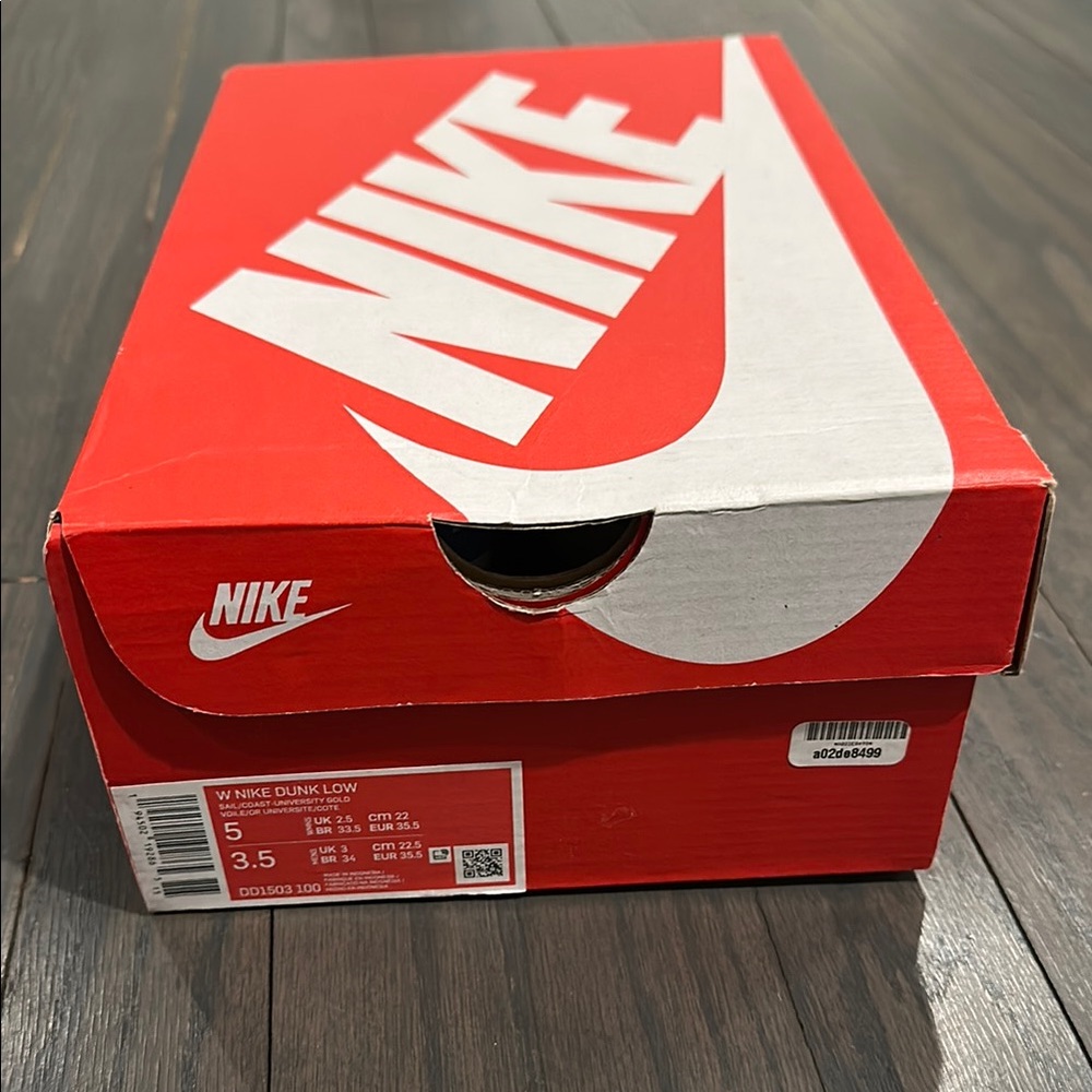 Nike Dunk Low White & Blue Sneakers BRAND NEW